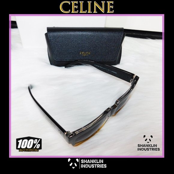 🤍🐼CÉLINE🐼🤍 Two Tone Gradient Sunglasses W/ Purple Lenses CL41756 - Picture 13 of 14